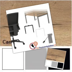 4-Flex ARBO - OFFICE Slinger verstelbare Thuiswerkplek inclusief Bureaustoel