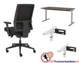 ARBO-T OFFICE verstelbare (Thuis)Werkplek + Bureaustoel